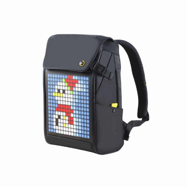 Divoom Pixoo (M) Backpack Customisable Pixel Art Multi Compartments Design